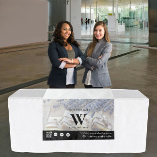 Pop-upwinkel Letter Logo QR-code Foto Tafel Runner Wandkleed