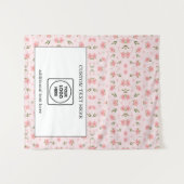 Pop-upwinkel Logo Wilde Bloem Beursstand Wandkleed (Voorkant (horizontaal))