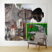 Pop van Afrikaanse stijl Wandkleed (In Situ (horizontaal))