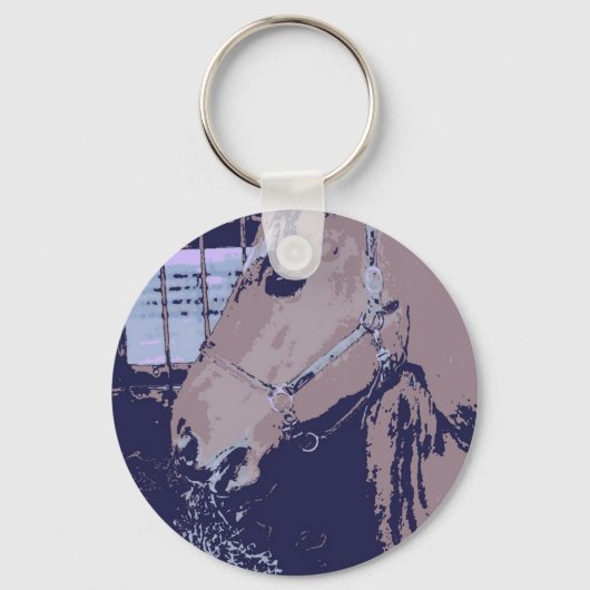 Pop van Barn Horse Sleutelhanger (Voorkant)