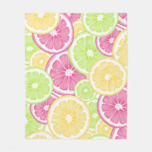 Pop van Bright en fruit Fleece Deken