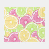 Pop van Bright en fruit Fleece Deken (Voorkant (Horizontaal))