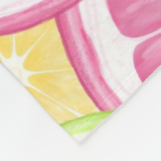 Pop van Bright en fruit Fleece Deken (Hoek)