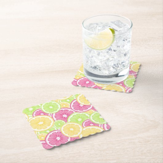 Pop van Bright en fruit Kartonnen Onderzetters (Insitu)