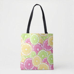 Pop van Bright en fruit Tote Bag