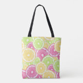 Pop van Bright en fruit Tote Bag (Achterkant)
