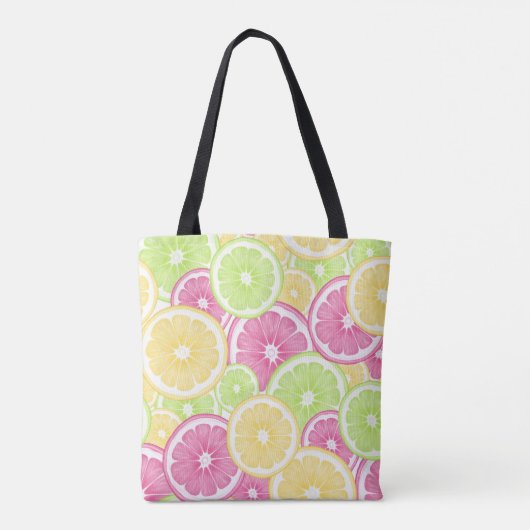 Pop van Bright en fruit Tote Bag (Achterkant)