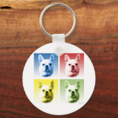 Pop van Bulldog Sleutelhanger (Voorkant)