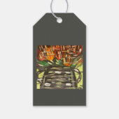 Pop van Colour Black Gift Label Cadeaulabel (Voorkant)