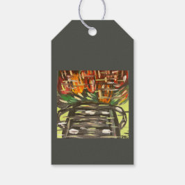 Pop van Colour Black Gift Label Cadeaulabel