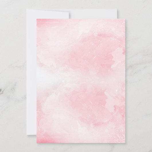 Pop van de bubbeluitnodiging kaart (Achterkant)