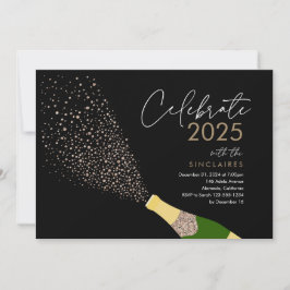 Pop van de Bubbly Nieuwjaarskaart Kaart