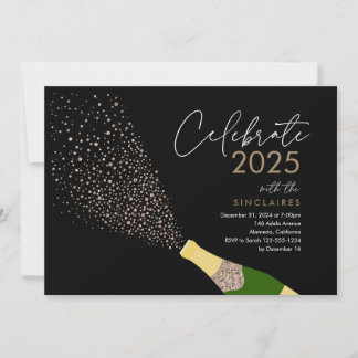 Pop van de Bubbly Nieuwjaarskaart Kaart