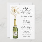 Pop van de Champagne Bridal Shower Kaart (Voorkant)