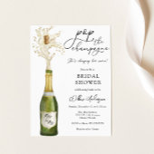 Pop van de Champagne Bridal Shower Kaart
