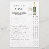 Pop van de Champagne Vrijgezellenfeest - Over of o (Voorkant)