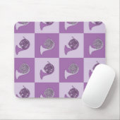 Pop van de Franse Hoorn Muismat (Met muis)