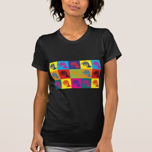 Pop van de Franse Hoorn T-shirt (Voorkant)