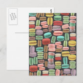 Pop van de Franse Macarons Briefkaart (Voorkant / Achterkant)