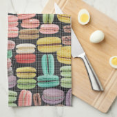 Pop van de Franse Macarons Theedoek (Quarter Fold)