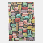 Pop van de Franse Macarons Theedoek (Verticaal)