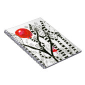 Pop van de kleurenballon Zendole Fanciful Forest Notitieboek (Rechterzijde)