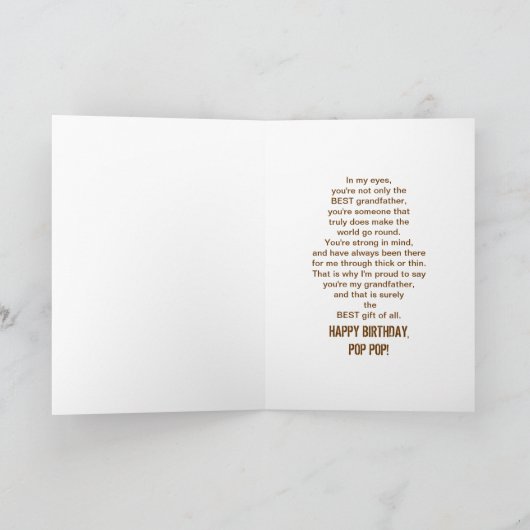 POP VAN DE POP VAN DE VERJAARDAG DE BESTE IN DE KAART (Binnen)