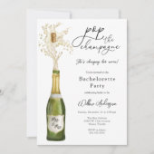 Pop van de uitnodiging van de Champagne Bacheloret (Voorkant)