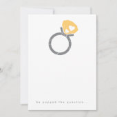 Pop van de uitnodiging van de Vraag-opdrachtpartij (Voorkant)