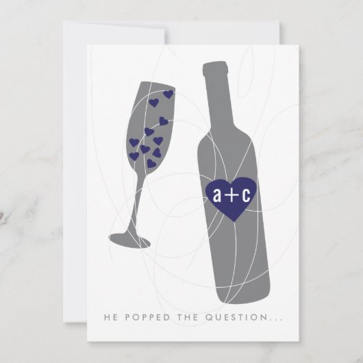 Pop van de Uitnodigingsmarine van de Partij voor d Kaart (Voorkant)