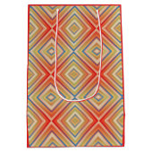 Pop van een alternatief diamantpatroon voor Reds Medium Cadeauzakje (Achterkant)