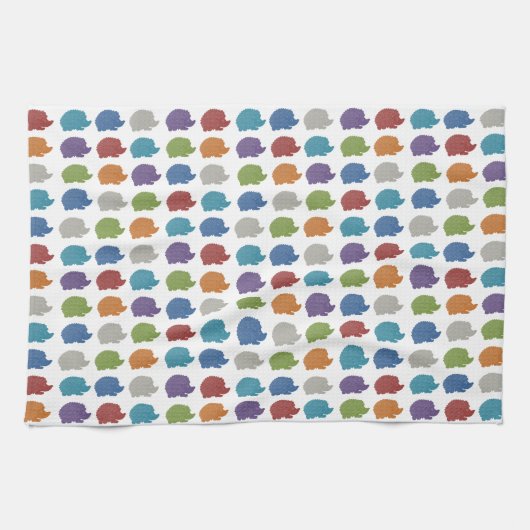 Pop van egel theedoek (Horizontaal)