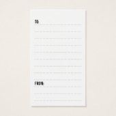 Pop van flessen Nieuwjaar feestdag Gift Labels Visitekaartje (Achterkant)