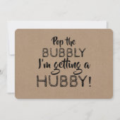 Pop van het Bubbly Funny Bridesmaid Proposal Kaart (Voorkant)
