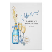 Pop van het Bubbly Vrijgezellenfeest Welcome Poste Perfect Poster (Voorkant)