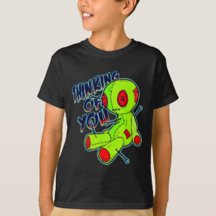 Pop van jou voodoo pop Halloween Valentijn T-shirt