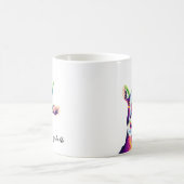 Pop van kleurrijke geit Kunst persoonlijke koffie- Koffiemok (Center)