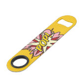 Pop van komische boeken Art POP KA-POW Speed Flessenopener (Voorkant Gekanteld)