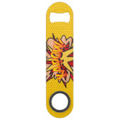 Pop van komische boeken Art POP KA-POW Speed Flessenopener (Achterkant)