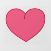 Pop van liefde raamsticker (Vel)