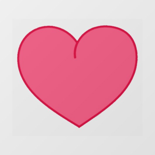 Pop van liefde raamsticker (Vel)