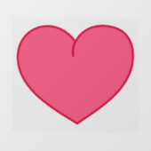 Pop van liefde raamsticker (Vel)