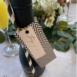 Pop van Love DIY Favor Tags Folie Uitnodiging