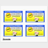 Pop van mijn leven grappige sticker (Vel)