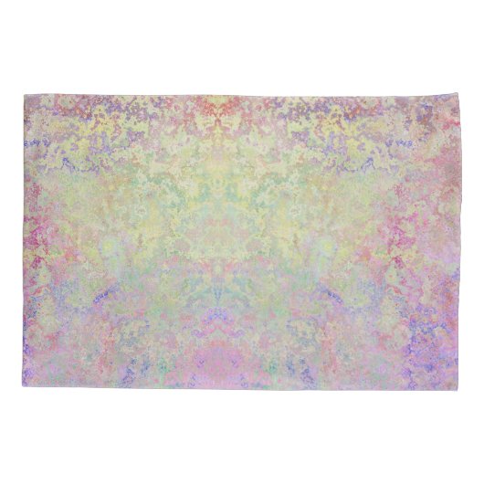 Pop van pasta kleurrijke alcoholinkt Abstract Kussensloop (Achterkant)