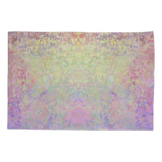 Pop van pasta kleurrijke alcoholinkt Abstract Kussensloop (Achterkant)