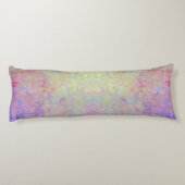 Pop van pasta kleurrijke alcoholinkt Abstract Lichaamskussen (Achterkant)
