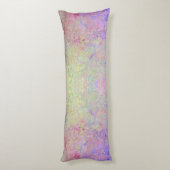 Pop van pasta kleurrijke alcoholinkt Abstract Lichaamskussen (Achterkant (Verticaal))