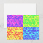 Pop van regenboogballetjes briefkaart (Voorkant / Achterkant)