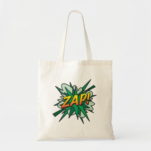 Pop van stripboeken Art ZAP Tote Bag (Voorkant)